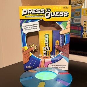 Buffalo David Bitton Press to Guess Electronic Party Game - Yellow, Blue, Teal